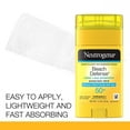 thumbnail image 5 of Neutrogena Beach Defense Water-Resistant SPF 50+ Sunscreen Stick, Broad Spectrum UVA/UVB Protection, PABA- & Oxybenzone-Free Face & Body Sunscreen Stick, Hands-Free Application, 1.5 oz, 5 of 5
