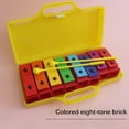 thumbnail image 3 of EIMELI Xylophone Percussion Rhythm Instrument Toy With 2 Mallet Handheld Case For Baby Children, 3 of 10