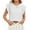 White, variant on Women's Summer New Round Neck Raglan Sleeve Solid Color Casual T Shirt Top Turtle Tees And Shirts Women Womens Solid Color Top Womens Athletic Tee Shirts Womens Tops And Tees Short T Shirt T Shirt