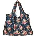 thumbnail image 2 of Wrapables Large Foldable Tote Nylon Reusable Grocery Bag, 3 Pack, Floral Fun, 2 of 7