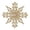 Gold, variant on 12Pcs Snowflakes Christmas Ornaments - 4'' Glittered Snowflakes Decorations Christmas Hanging Snowflake Decorations for Winter Christmas Tree Decorations Craft Snowflakes(White2,3.9x3.9")