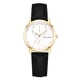 thumbnail image 1 of Reloj de cuarzo con correa de cuero de PU de moda Reloj unisex de aleación de estilo simple (Oro # 2), 1 of 3