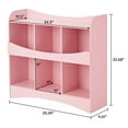 thumbnail image 5 of BYO Kids Toy Storage & Bookcase, Pink, 5 of 6