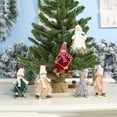 thumbnail image 1 of Christmas Girl Skiing Tassel Doll Ornament  Tree Display Window Decoration, 1 of 9