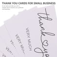 thumbnail image 5 of Milisten 150Pcs Multi-function Thank You Cards Elegant Coated Paper Thank Cards for Delivery, 5 of 5