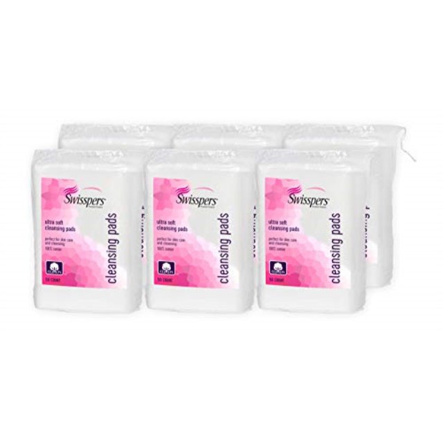 swisspers premium cotton facial cleansing pads (pack of 6) Walmart