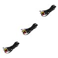 thumbnail image 3 of Cable de Audio Video Seitruly para PS3 PS2 PS1 Negro 1.8 m 3piezas, 3 of 6