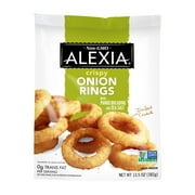 Alexia Crispy Onion Rings with Panko Breading and Sea Salt, Non-GMO Ingredients, 13.5 oz (Frozen)