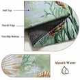thumbnail image 6 of Round Rugs 4Ft, Sage Green Coastal Round Area Rug Washable Indoor Throw Carpet, Summer Ocean Starfish Shell Soft Non Slip Circle Rug for Kitchen Nursery Room Home Decor Aesthetic, 6 of 8