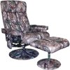 Relaxzen Leisure Recliner Chair with 8-Motor Massage & Heat, Black
