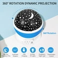 thumbnail image 4 of Luxtrada Sun And Star Moon projector rotating night Light Lamp for kids to sleep 4 LED Bead 360 Degree Romantic Rotating Night Sky Cosmos Star Projector for Christmas And Bedroom Living Room (Pink), 4 of 11