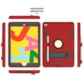 thumbnail image 5 of iPad 10.2 inch Case with Screen Protector, iPad 8th Generation 2020 Case, iPad 7th Generation 2019 Case, Dteck Full Body Rugged Shockproof Protective Case With Pencil Holder Kickstand Cover, Red/Black, 5 of 6