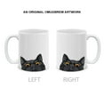 thumbnail image 3 of WIRESTER 11 Oz Ceramic Tea Cup Coffee Mug, Black Bombay Kitten Cat, 3 of 8