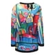 thumbnail image 5 of Chaquetas para mujer, chaqueta de entrenamiento diario para vacaciones, cárdigan de otoño e invierno, abrigo de punto abierto, Top informal de manga larga con estampado Floral Odeerbi ODB-3, 5 of 9