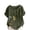 Army Green, variant on QIUOMBBP Loose Linen Shirts for Women Short Sleeve Crew Neck Floral Print Tops Plus Size Lightweight Summer Casual Tees Light Blue L
