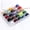 25 POPULAR COLORS, variant on Threadart 25 pcs Prewound Sewing Thread Bobbins | 50/3 Spun Polyester Size A Plastic Sided | Ideal for General Sewing and Quilting DIY Sewing Thread | White