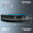 thumbnail image 4 of INTEX 26ft x 52in Ultra XTR Above Ground Swimming Pool, Floats (2 Pack), & Inflatable Cooler, 4 of 10