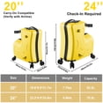 thumbnail image 6 of Kids Ride On Suitcase with Wheels, Scooter Luggage for Toddlers Travel, Durable Children's Suitcase for Boys & Girls Ages 2-16 Years, 6 of 9