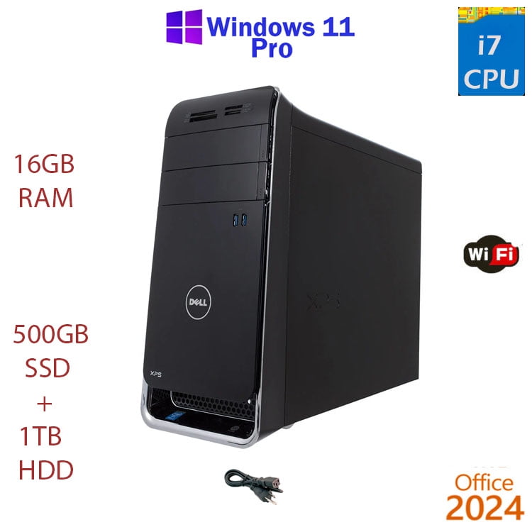 Dell inspiron 3650 desktop black (intel core i3-6100 processor