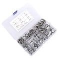 thumbnail image 2 of 225pcs M1.2 M1.5 M2 M2.5 M3 M4 M5 Crimping Loop Sleeve M2 M3 Wire Rope Thimble, 2 of 13