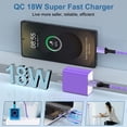 thumbnail image 2 of USB C Block, 2 Pack PD 20W Type C Charger Block with USB C to C Charging Cable, Type C Charger Fast Charging USB C Wall Charger Adapter Plug Type C Brick Cube Compatible for iPhone, Samsung, Mixed, 2 of 8