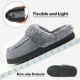 thumbnail image 4 of Ecetana Slippers for Women Fuzzy Slippers Memory Foam Anti-slip House Shoes, 4 of 5