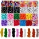 thumbnail image 1 of Kit para hacer pulseras de abalorios Labymos Tamaño grande 6x9 mm 10 colores, 1 of 7