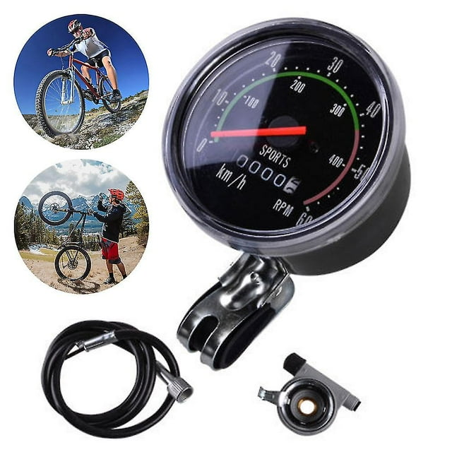 Computadora universal para bicicleta, velocímetro, odómetro, medidor mecánico redondo para ciclismo, cronómetro, equipo de ciclismo.