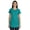 Teal Blue, variant on Inkmeso Womens Short Sleeve Button Tunic Top Cotton Tee Long Length Tshirt For Leggings