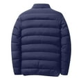 thumbnail image 3 of ELFINDEA Mens Coats and Jackets Autumn Winter Zipper Warm Down Jacket Packable Light Coat Dark Blue 4X, 3 of 5
