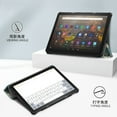 thumbnail image 4 of Smart Case For Amazon Kindle Fire HD 10 HD10 Plus 2021 10.1'' Tablet PU Leather Tri-folding Stand Cover T76N2B T76N2P Case Black Fire HD 10 Plus 2021, 4 of 6