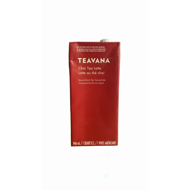 Starbucks | Teavana Chai Tea Latte - Spiced Black Tea Concentrate, with  Cinnamon, Ginger, Cardamom, Vanilla | 32 fl oz
