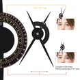 thumbnail image 3 of Tattooing Drawing Tool ThreePoint Positioning Eyebrow Balance Measure Ruler, DIY Ruler Makeup Drawing Tool, Shaper Ruler Ruler for Eyebrow Measure Tool, 3 of 8