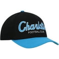 thumbnail image 3 of Men's Mitchell & Ness Black Charlotte FC Team Script 2.0 Stretch Snapback Hat, 3 of 4