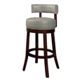 thumbnail image 4 of Furniture of America Tendel Faux Leather 29-inch Bar Stool in Gray (Set of 2), 4 of 5