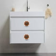 thumbnail image 6 of Perilla Home Set of 6 Crystal Knobs for Cabinet & Drawers Decorative Vintage Glass Knobs for Home Kitchen Cabinet Hardware Cupboard Glass Door Dresser Wardrobe and Drawer Pulls (Amber), 6 of 11