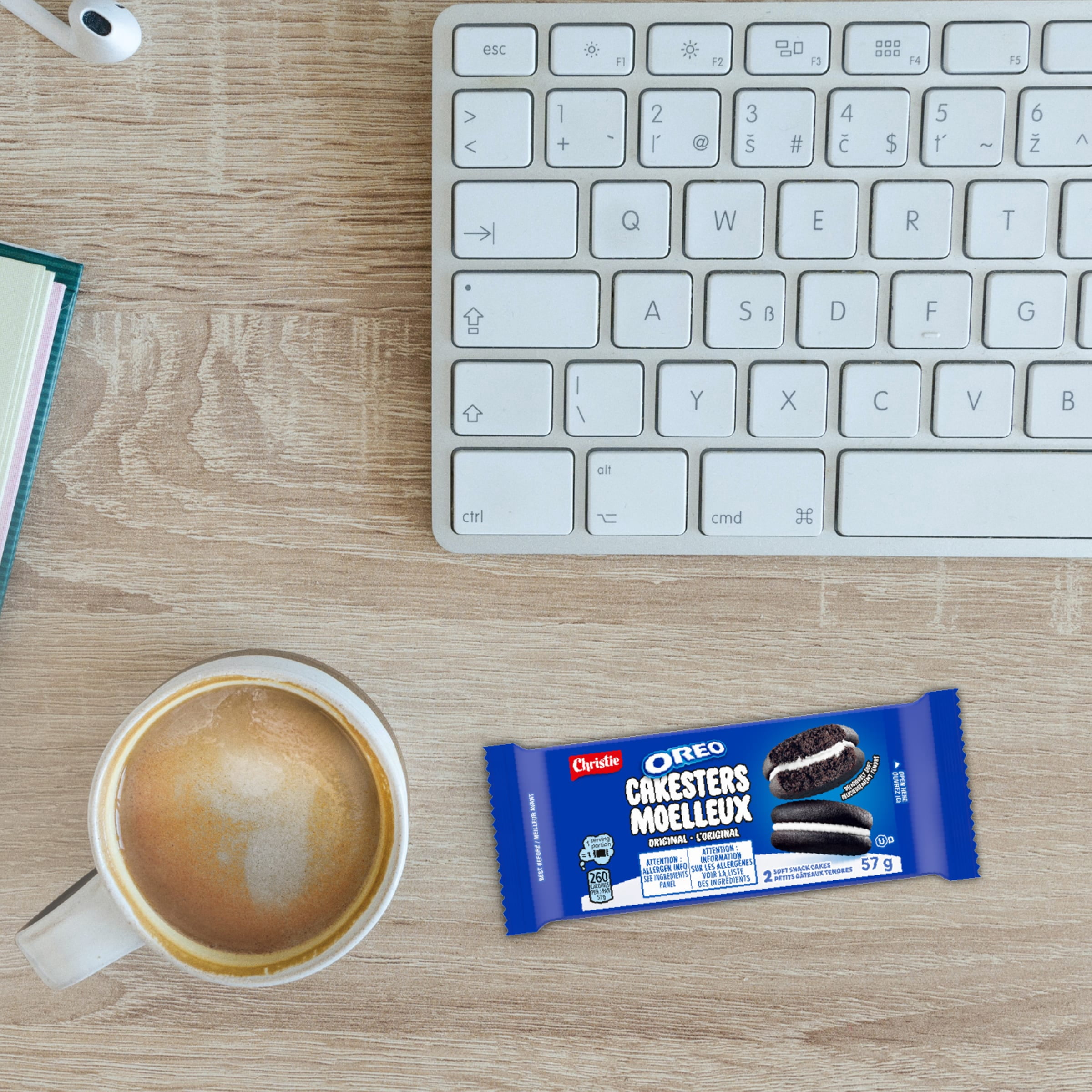 OREO Cakesters Soft Snack Cakes, Snack Packs 5x57g