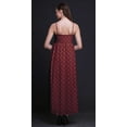 thumbnail image 3 of Bimba Robe Longue Chic Imprimée pour Femmes, Style Bohème, Maxi d'Été, Tenue de Plage - Grand, 3 of 6