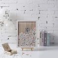 thumbnail image 3 of Wedding Guest Book , AmPm Wooden Picture Frame , Drop Top Frame Sign Book with 100PCS Wooden Hearts, Rustic Wedding Decorations and The Wedding Gift (White Wooden Frame + Photo), 3 of 6
