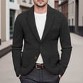 thumbnail image 2 of IWRICH Men's Shawl Collar Cardigan Sweater Button down Knitwear with Pockets Black M, 2 of 4