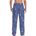 thumbnail image 2 of Bixox Men's New-York City Patterned Pajama Pants with Pockets Lounge Clothes for Home, 2 of 5