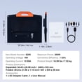 thumbnail image 5 of KFFKFF Compact Monocrystalline Solar Panel, 200W Collapsible Monocrystalline ETFE Solar Power Source, 23% Output Efficiency, MC4 Output Compatible, IP67 Weather-Resistant for Energy Stations, 5 of 9