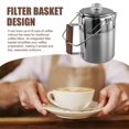 thumbnail image 5 of Camping Coffee Pot Stainless Steel, Percolator Coffee Pot, for Outdoor 9 Cups for Group Camping, Hiking, RV and Travel, 5 of 5