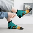 thumbnail image 2 of Pofeuu Elephants Print 30cm Socks, Adult Running Hiking Socks for Youth and Adult, 2 of 7