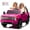 Pink, variant on LUIBAS Police Car Ride on 24V 4WD 2-Seater Battery Powered Licensed Chevrolet Silverado Ride On Truck Electric Car with Remote Control, Ride on Toy Car with Bluetooth, Storage Trunk, Police Black