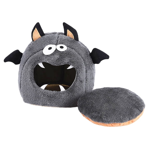 LLDYYDS Halloween Guinea Pig Bed Hideouts Warm Small Animal Pet Beds Hamster Bed House Accessorie for Guinea Pig Chinchilla Hedgehog Hamster 23x23cm