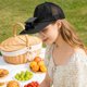 thumbnail image 4 of Summer Face-Covering Sun Protection Solar-Powered Fan Sun Hat USB-Rechargeable Outdoor Travel Hat, 4 of 6