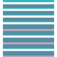 thumbnail image 3 of Striped Duvet Cover Set, Turquoise Dark Tone Stripes Thick and Thin Lines Aqua Colors Pattern Art Print, Decorative 3 Piece Bedding Set with 2 Pillow Shams, King Size, Teal White, by Ambesonne, 3 of 3