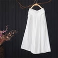 thumbnail image 2 of Xiaoxatg Women's Pants, Plus Size Pants for Women Skirt Style Loose Summer Wide Leg Trousers with Relaxed Fit and Comfortable Waist White L, 2 of 7