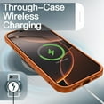 thumbnail image 5 of JETech Matte Case for iPhone 17 Pro 6.3-Inch, Shockproof Military Grade Drop Protection, Full Camera Lens Protection, Frosted Translucent Back Minimalist Phone Cover (Orange), 5 of 5
